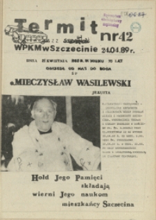 Termit : pismo NSZZ "Solidarność" WPKM w Szczecinie. 1989 nr 42