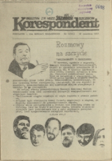 Korespondent : biuletyn MKO NSZZ "Solidarność" Szczecin. 1991 nr 5