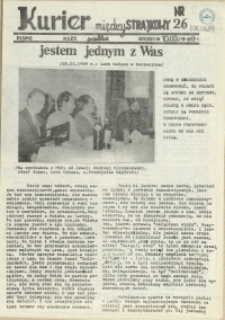 Kurier Międzystrajkowy : pismo NSZZ "Solidarność". 1989 nr 26