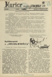 Kurier Międzystrajkowy : pismo NSZZ "Solidarność". 1989 nr 28