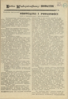 Kurier Międzystrajkowy : pismo NSZZ "Solidarność". 1989 dod.