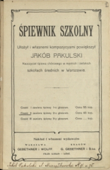 Śpiewnik szkolny. Cz.2