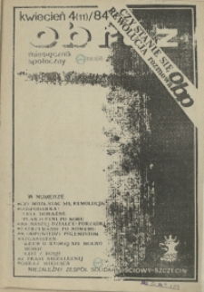Obraz : miesięcznik społeczny. 1984 nr 4