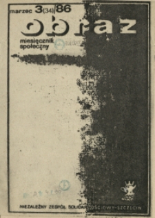 Obraz : miesięcznik społeczny. 1986 nr 3