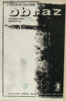 Obraz : miesięcznik społeczny. 1986 nr 8-9