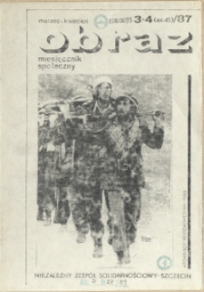 Obraz : miesięcznik społeczny. 1987 nr 3-4