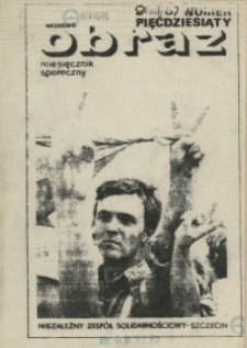 Obraz : miesięcznik społeczny. 1987 nr 9