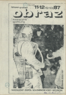Obraz : miesięcznik społeczny. 1987 nr 11-12
