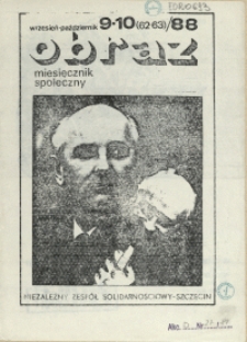 Obraz : miesięcznik społeczny. 1988 nr 9-10
