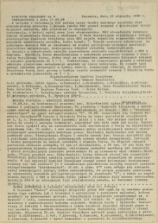 Biuletyn Strajkowy. 1988 nr 9