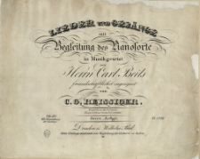 Lieder und Gesänge : mit Begleitung des Pianoforte : Op. 50