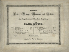 Gesammelte Lieder, Gesänge, Romanzen und Balladen : für eine Singstimme mit Pianoforte-Begleitung : Op. 9 H 1, Nachtgesänge