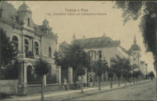 Treptow an der Rega, Königliche Unteroffizier-Schule und Kommandeur-Gebäude