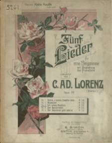Fünf Lieder : für eine Singstimme mit Begleitung des Pianoforte : Op. 77 3, Ich armes Maidlein