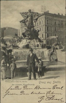 Gruss aus Stettin, Der renovirte Manzelbrunnen