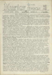 Kurier Strajkowy : pismo MKS NSZZ "Solidarność". 1988 nr 10