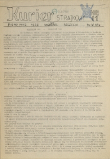 Kurier Strajkowy : pismo MKS NSZZ "Solidarność". 1988 nr 11