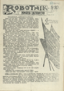 Robotnik Pomorza Zachodniego. 1987 nr 9/10