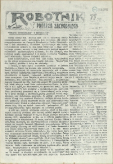 Robotnik Pomorza Zachodniego. 1987 nr 11
