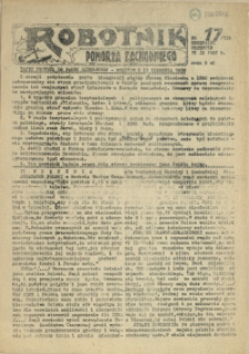Robotnik Pomorza Zachodniego. 1987 nr 17