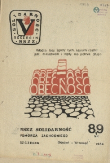 Obecność. 1984 nr 8/9