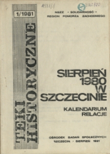 Teki Historyczne. 1981, 1