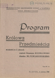 Program : Królowa Przedmieścia
