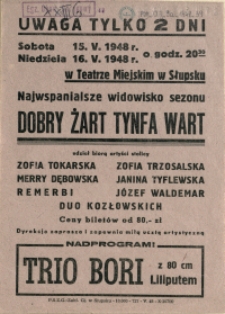 [Druk ulotny. Inc.:] Uwaga tylko 2 dni [...]