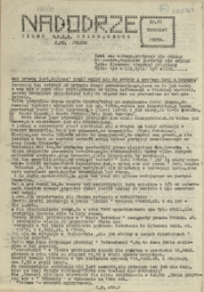 Nadodrze : dwutygodnik Tajnej Międzyzakładowej Komisji NSZZ "Solidarność". 1985 nr 29