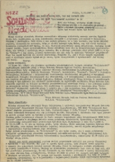 Nadodrze : dwutygodnik Tajnej Międzyzakładowej Komisji NSZZ "Solidarność". 1987 nr 36