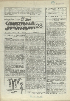 Samorządna Rzeczpospolita : dwutygodnik NSZZ "Solidarność" : edycja Pomorze Zachodnie. 1986 nr 28