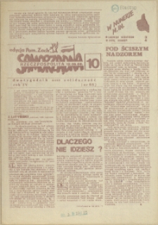 Samorządna Rzeczpospolita : dwutygodnik NSZZ "Solidarność" : edycja Pomorze Zachodnie. 1988 nr 10
