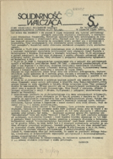 Solidarność Walcząca : pismo NSZZ "Solidarność" Szczecin. 1986 nr 14