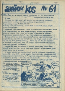Solidarność KOS. 1984 nr 61