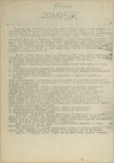 Donosik : wiadomości Biura Informacyjnego NZS Szczecin. 1981 nr 1