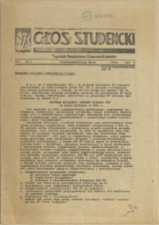 Głos Studencki : tygodnik Niezależnego Zrzeszenia Studentów. 1981 nr 5