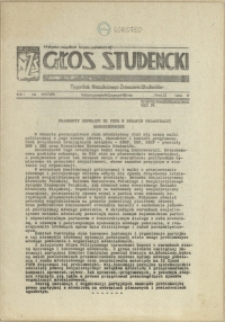 Głos Studencki : tygodnik Niezależnego Zrzeszenia Studentów. 1981 nr wakacyjny 3 sierpień