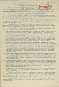 Jedność - Komunikat : pismo Tymczasowego Zarządu Regionu Pomorza Zachodniego NSZZ "Solidarność". 1989 nr 5