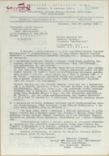 Jedność - Komunikat : pismo Tymczasowego Zarządu Regionu Pomorza Zachodniego NSZZ "Solidarność". 1989 nr 10