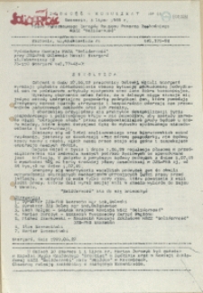 Jedność - Komunikat : pismo Tymczasowego Zarządu Regionu Pomorza Zachodniego NSZZ "Solidarność". 1989 nr 11