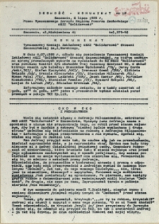 Jedność - Komunikat : pismo Tymczasowego Zarządu Regionu Pomorza Zachodniego NSZZ "Solidarność". 1989 nr 12