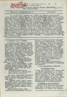 Jedność - Komunikat : pismo Tymczasowego Zarządu Regionu Pomorza Zachodniego NSZZ "Solidarność". 1989 nr 16