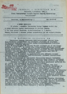 Jedność - Komunikat : pismo Tymczasowego Zarządu Regionu Pomorza Zachodniego NSZZ "Solidarność". 1989 nr 20