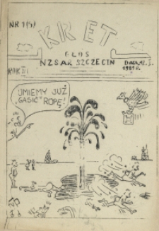 Kret : głos NZS AR Szczecin. 1981 nr 1