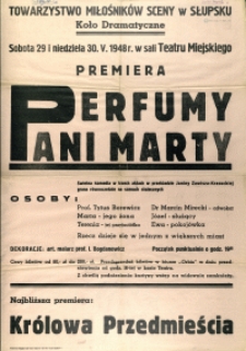 [Afisz. Inc.:] Perfumy Pani Marty