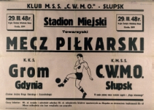 [Afisz. Inc.:] Towarzyski Mecz Piłkarski