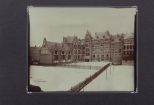 [Szczecin, widok na elewację tylną gmachu Arndt-Mädchen-Mittelschule i salę gimnastyczną ]