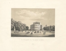 Der Königsplatz mit dem Theater in Stettin