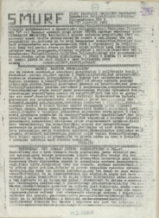 Smurf : pismo Federacji Młodzieży Walczącej. ZSB 2, Technikum Poligraficzne, Zas. Poligraficzna. 1989 nr 2