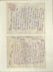 Listy Stanisława Ignacego Witkiewicza do żony Jadwigi z Unrugów Witkiewiczowej. List z 19.03.1932. List z 22.03.1932.